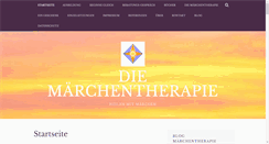 Desktop Screenshot of maerchentherapie.de