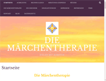 Tablet Screenshot of maerchentherapie.de